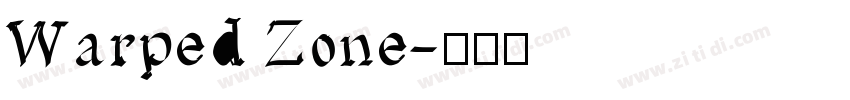 Warped Zone字体转换
